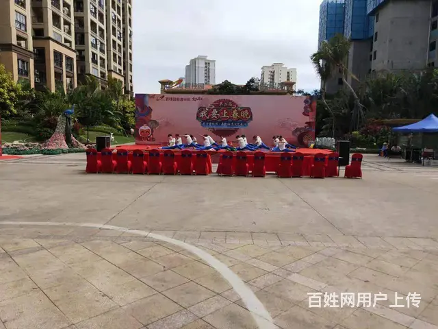 海口庆典物料租赁 舞台搭建 音响大屏灯光桌椅租赁 - 图片 1