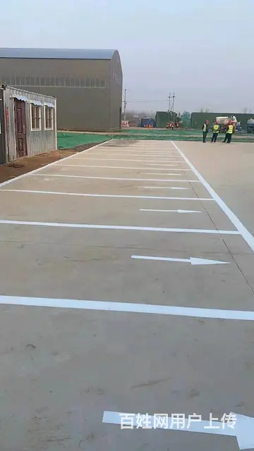 苏州车位划线  厂区消防通道划线  厂区道路划线 - 图片