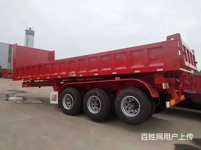 济宁定制 9米5后翻半挂车 现车即提 - 图片 5