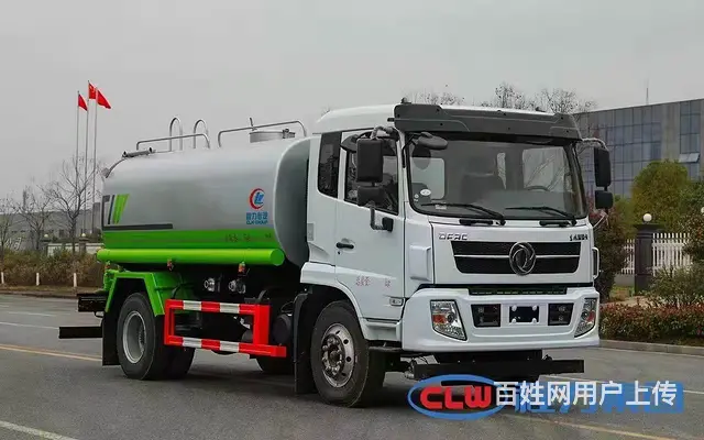 国六东风12吨洒水车 喷雾降尘车价格 现车配置电话 - 图片 1