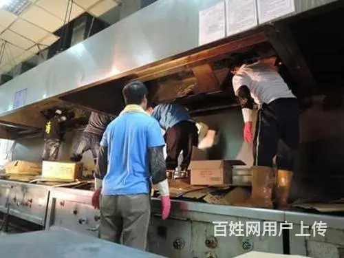 番禺区专业厨房厨洗、油烟管道清洗、墙壁、地面油污清 - 图片 3