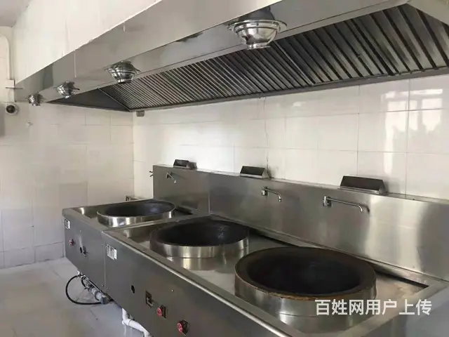昆山学校食堂酒店油烟机 油烟管道 风机净化器清洗 - 图片 1