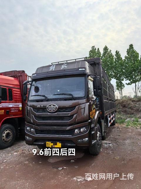解放 悍V  9.6米后4高栏的图片