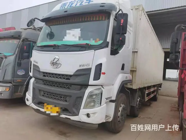 国五载货车柳汽乘龙H5前四后四箱式货车270马力 - 图片 2