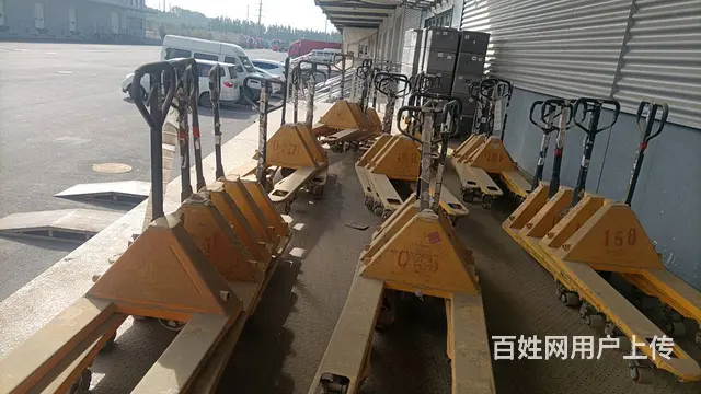 纸筒搬运车液压叉车高位拣选车不锈钢地牛电动堆高车 - 图片 8