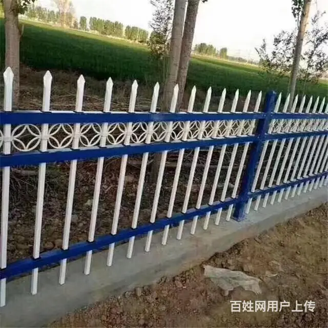 锌钢护栏大门定制 别墅庭院栅栏门 幕墙景区围墙栏杆 - 图片 3