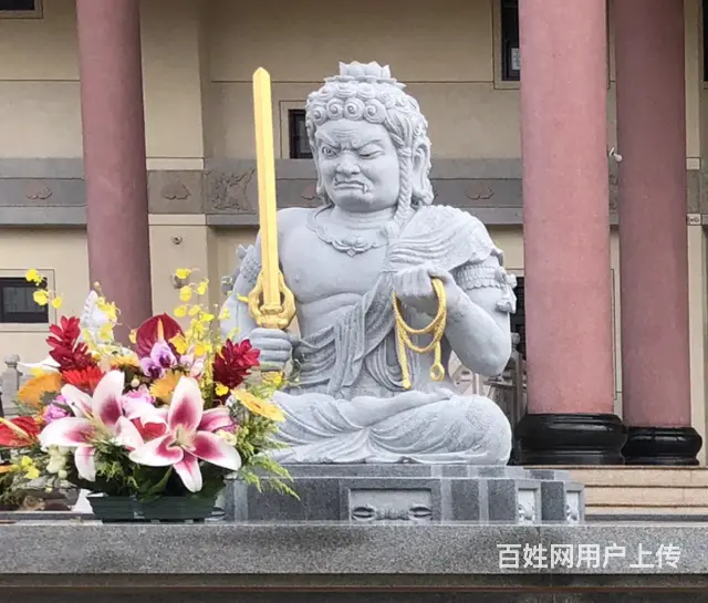 不动明王石雕#不动尊菩萨雕像 - 图片 3