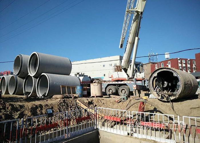 通县排水管道塌陷顶管,各种机械齐备平价惠民