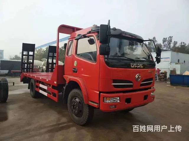 东风多利卡4米4轴距黄牌平板车拉120挖机现车充足 - 图片 9