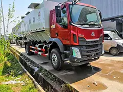 湖北康牧12-20方散装饲料车 郑州厂家直销亏本卖