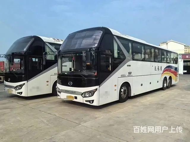 2021年6月 两台国五56座双桥后吊轮金龙 - 图片 1