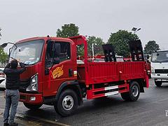 台州小挖机蓝牌拖板车 拉中型155挖机拖板车批发价