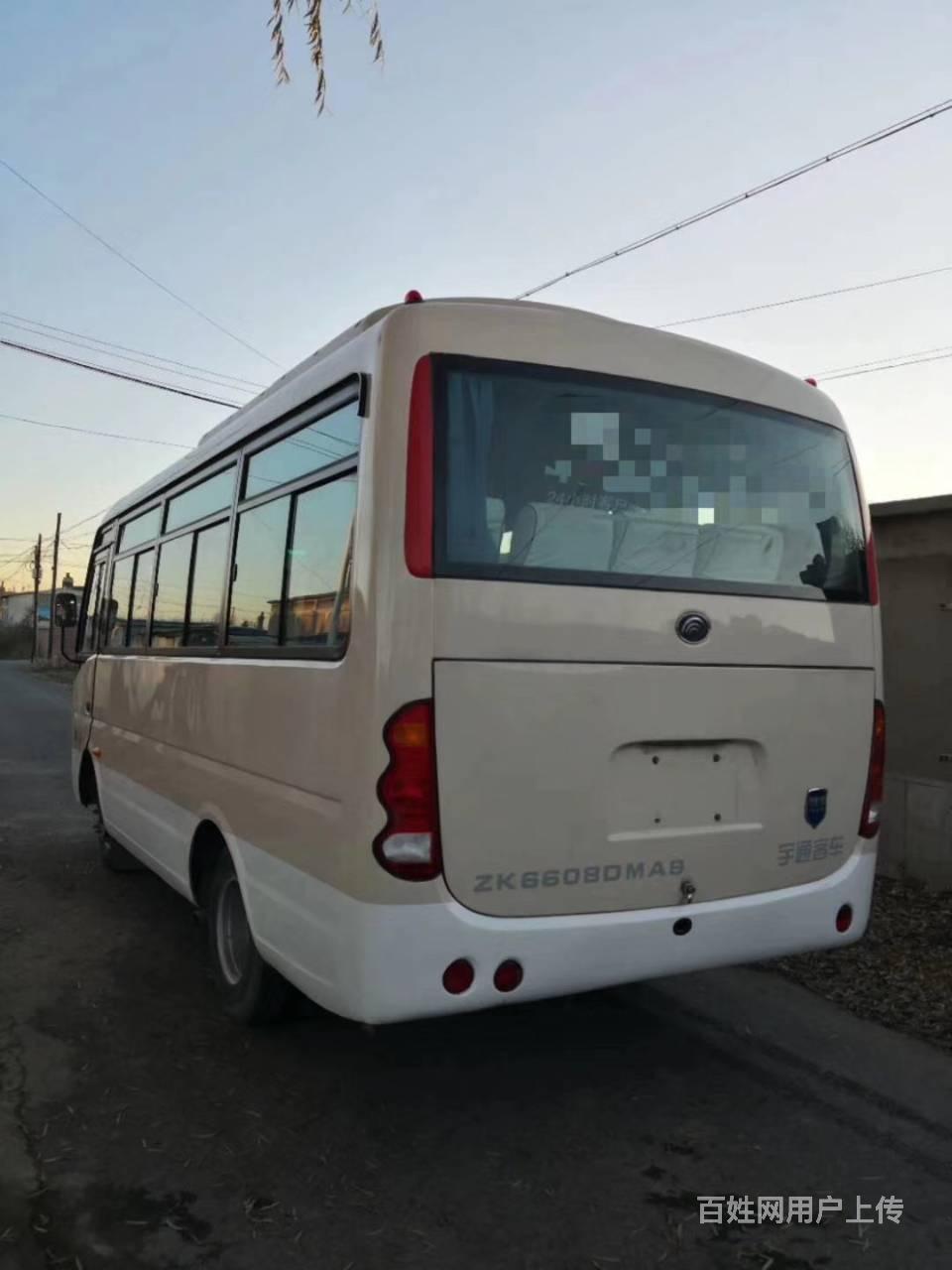 单位2012年宇通客车中型19座转让,价格便宜
