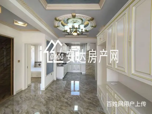 安达才媛，二号院87平米大明厅，欧式硅藻泥环保装修 - 图片 1