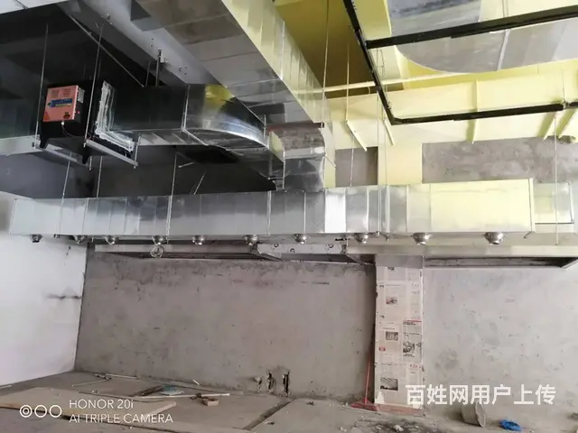 香洲油烟机韩式自助烤肉下排烟设计安装油烟管道更换 - 图片 6
