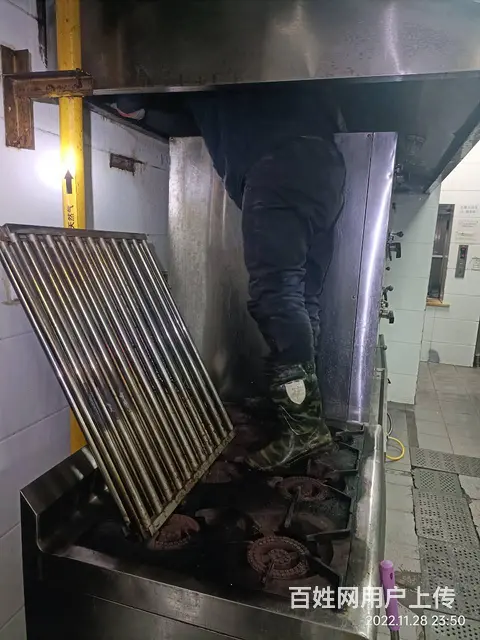 昆山开发区饭店厨房油烟机净化器清洗风机清洗 - 图片 3