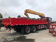 潍柴350马力陕汽四桥14吨18吨20吨随车吊 特价现车供应