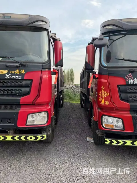 5台自家一手干活车，重型德龙前四后八，个人户 - 图片 4