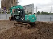 德宏个人低价转让神钢75-8二手挖掘机 纯土方车