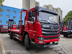 惠州东风前四后四平板车 拉20吨25吨挖机拖板车拖车直销厂家