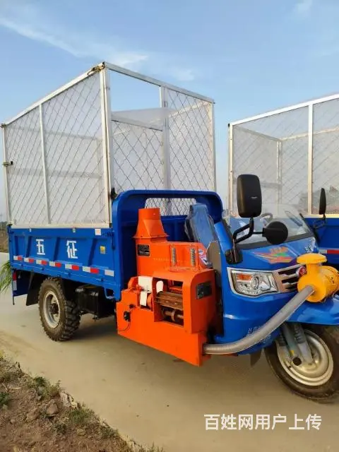 三轮铡草车，移动式铡草车，五征在载铡草机 - 图片 1