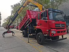 随车抓 抓木机 抓斗车自卸式垃圾车 万物皆抓