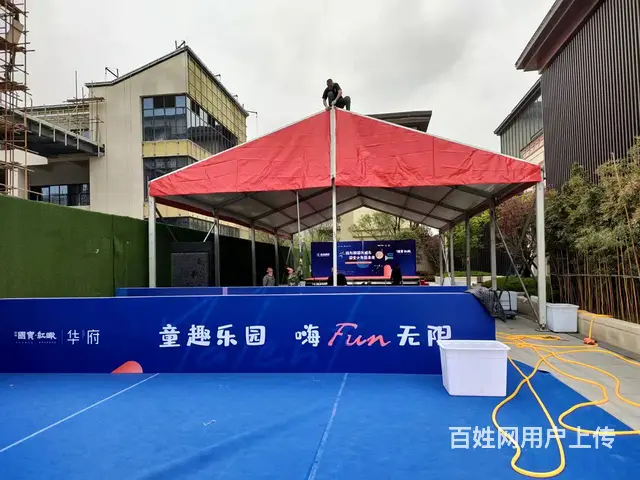 洛阳婚庆庆典舞台出租搭建，音响租赁，桁架出租，彩虹 - 图片 6