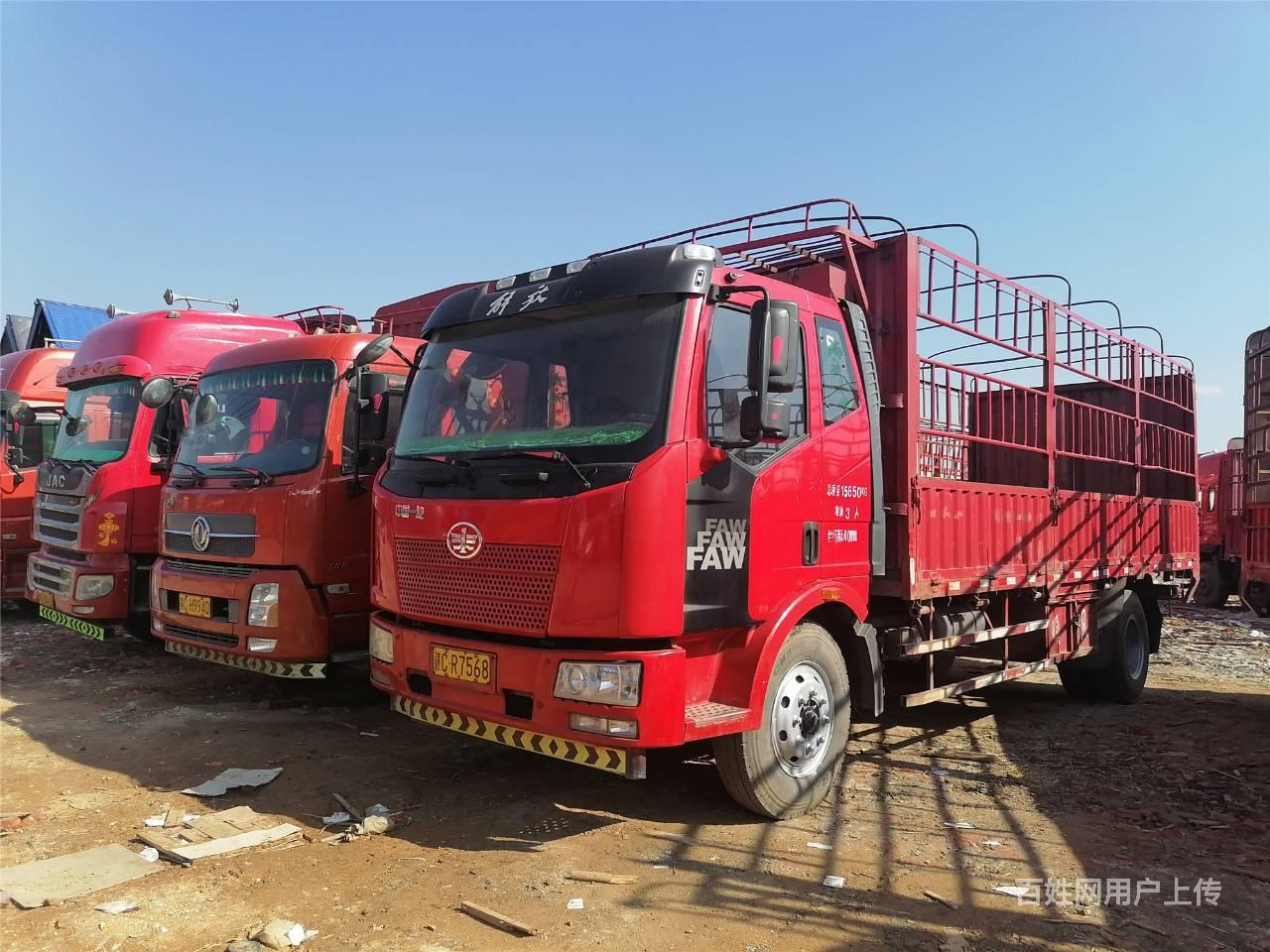 【图】- 国四16年解放单桥6米8高栏 160马力四缸机 - 宿迁沭阳货车