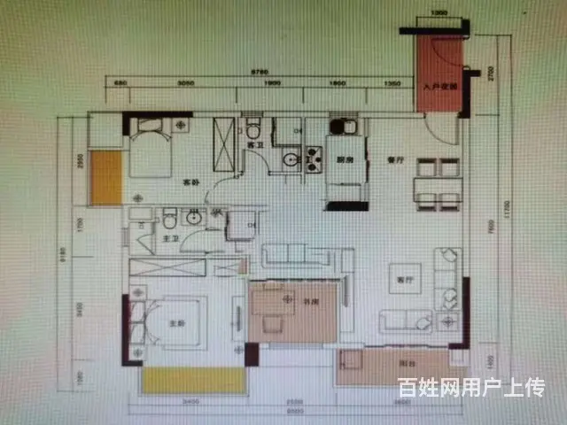 吉大御景山南北3室好格局    便宜急租 - 图片 9
