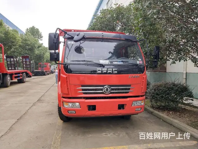 东风多利卡平板车 可拉15吨挖机铲车平板拖车 现车 - 图片 1