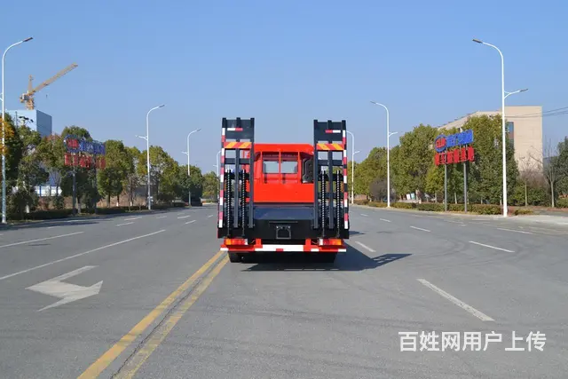 前四后八20吨25吨挖机平板拖车 可拉20吨30吨挖机板车 - 图片 5