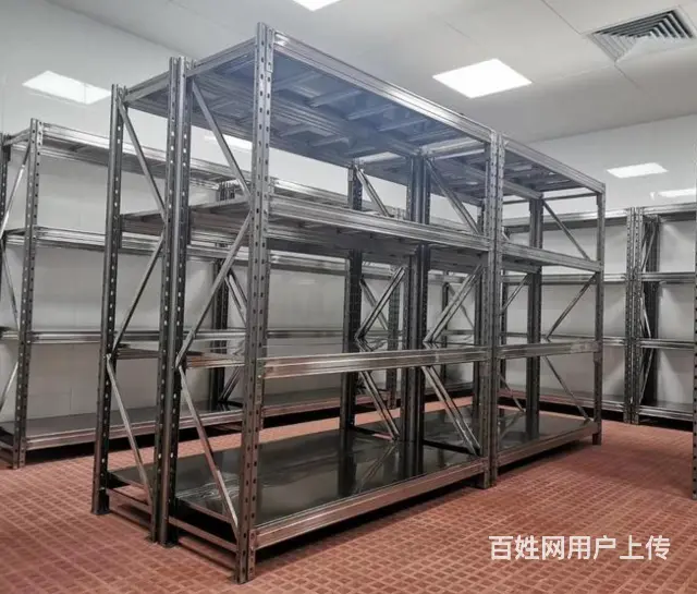 超市货架中型，轻型货架，仓库货架，仓储货架工厂货架 - 图片 6