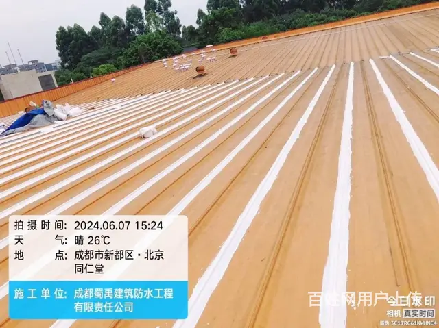 成都专业厂房屋顶防水补漏公司，彩钢瓦屋面防水防腐翻 - 图片 6