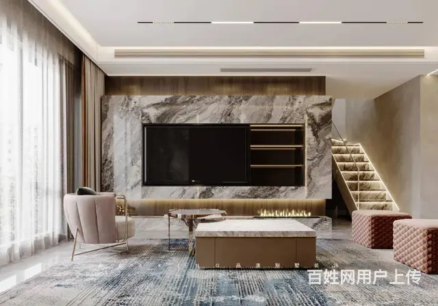 现代轻奢风格案例赏析 - 图片 2