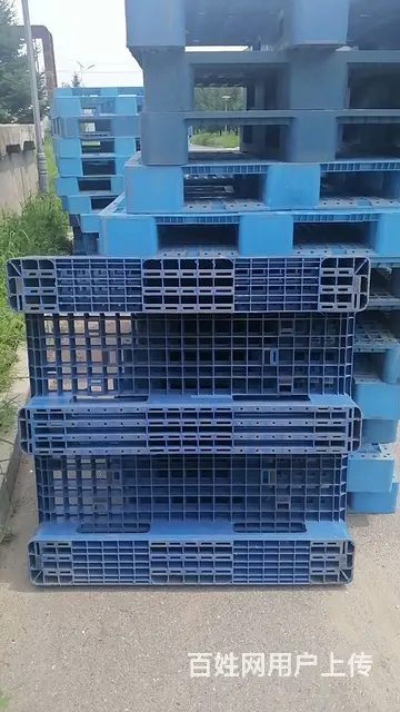 塑料地拍子叉车栈板塑料托盘仓储防潮垫板防渗漏托盘 - 图片 7