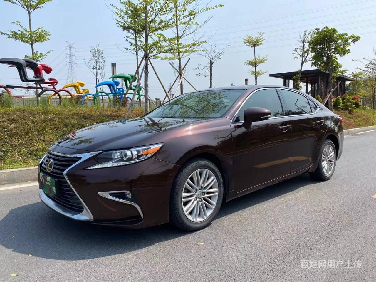 正规抵押车:粤s 户 16年雷克萨斯es200