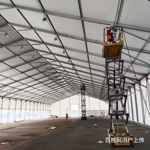 大连冷链仓储篷房铝合金框架结构 - 图片 1