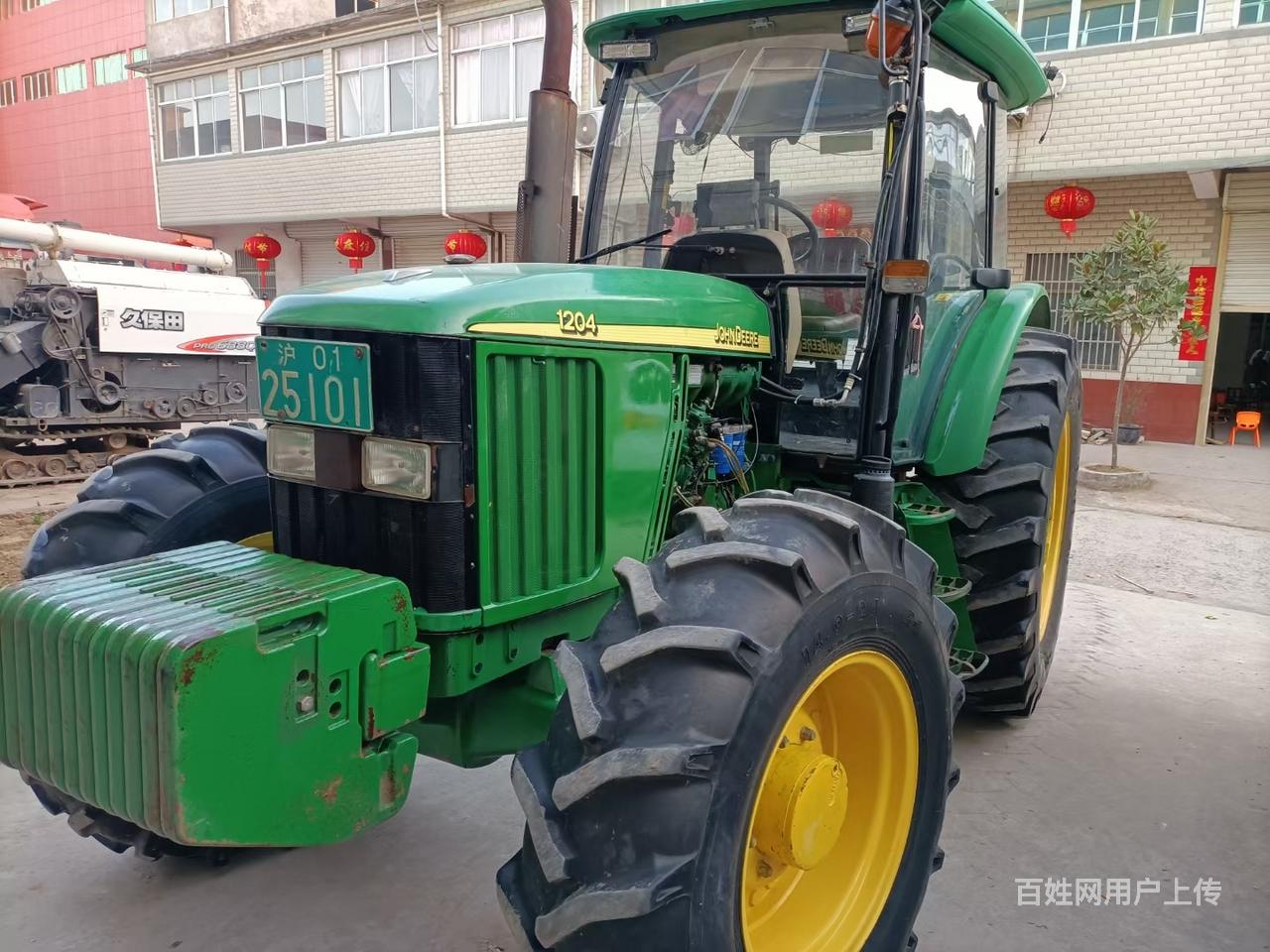 精品迪尔1204六缸发动机,全车原板,空调驾驶室