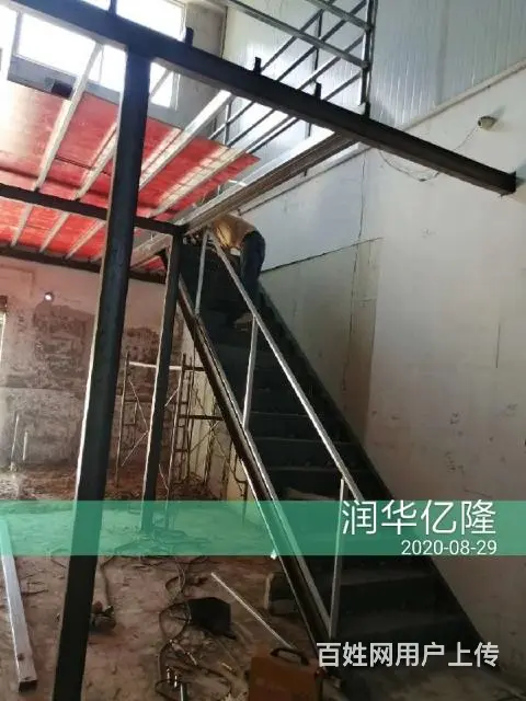 钢结构隔层搭建工装阁楼暗楼钢构楼梯制作安装 - 图片 4