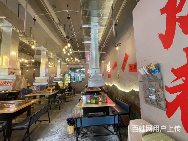 XN 郫都万达 临街双门头精装餐饮店转让 - 图片 4