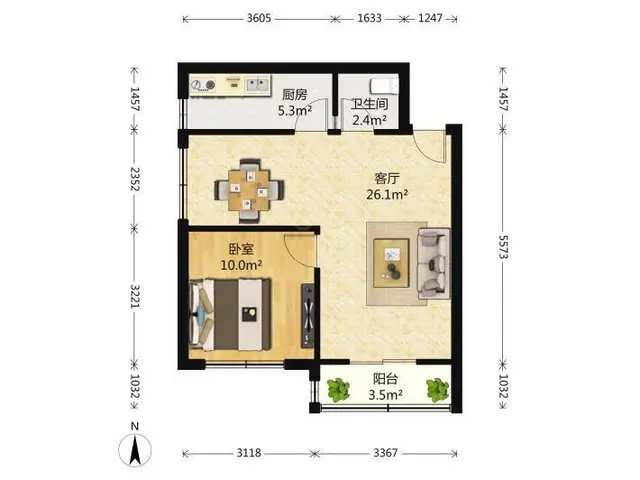 实图实拍 有视频 广济南路地铁站 彩香新村 精装两房 可月付 - 图片 8