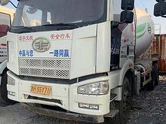 批发销售 15年二手解放搅拌车 大14方 凌宇上装