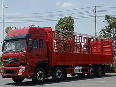9.6米前四后六国六仓栏高仓快递运输车 价格正规