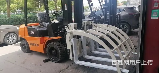 二手3吨包夹叉车，4米二手废纸平夹包叉车免费送货 - 图片 7