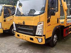 重汽一拖二清障车 国六蓝牌救援车 报废厂专用清障车