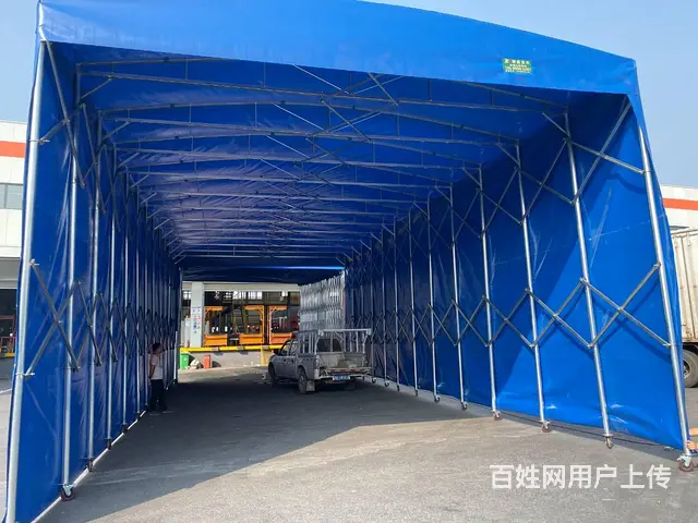 推拉蓬电动棚雨棚移动伸缩雨棚推拉雨棚移动蓬推拉雨蓬 - 图片 8