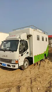 江淮4米2移动厨房，设备齐全