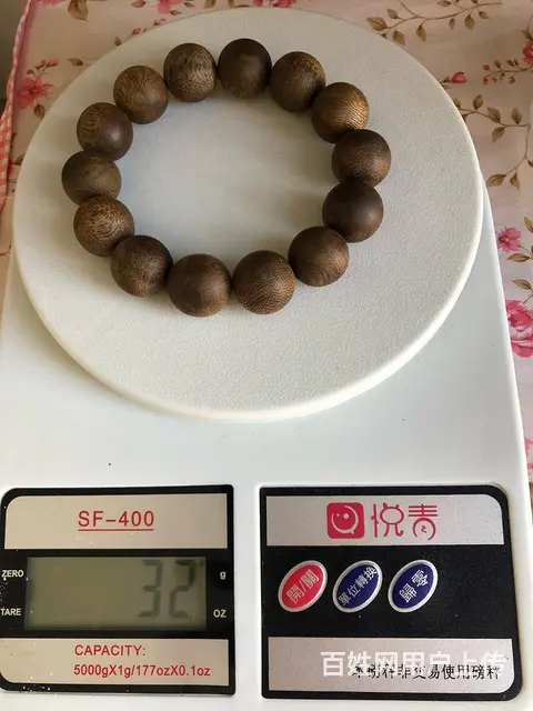 软丝白奇楠沉香手串九分沉 - 图片 8