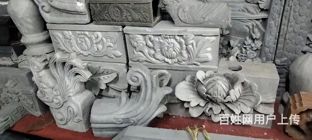 中式古建屋顶花脊 青砖青瓦脊瓦 仿古建筑庭院屋顶瓦 - 图片 5