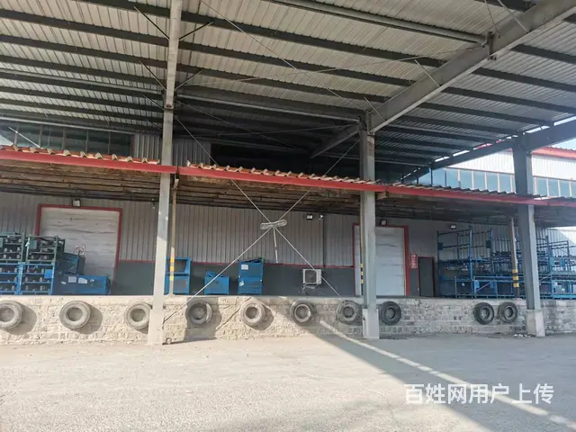 标准钢结构库房出租，一面平库一面站台 - 图片